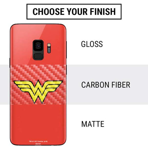 DC Comics Wonder Woman Classic Logo Galaxy S9 Skin